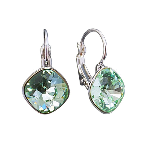 Earrings "Dazzling Shine IV (Chrysolite)" with Swarovski™ crystals